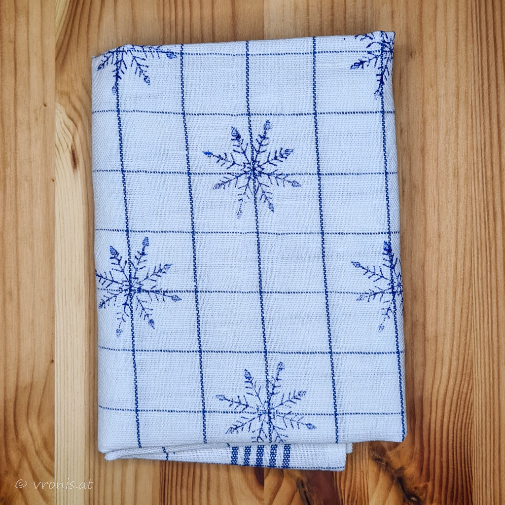 Geschirrtuch Schneeflocke
