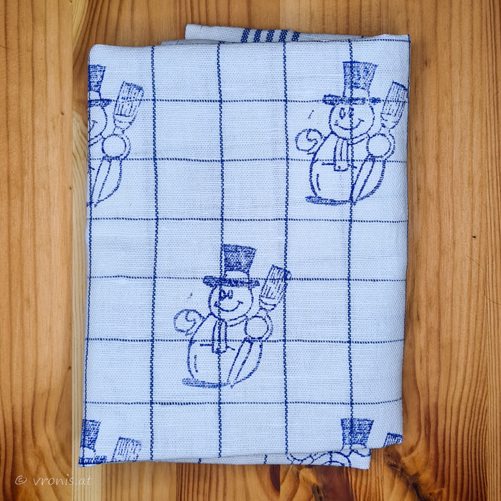 Geschirrtuch Schneemann