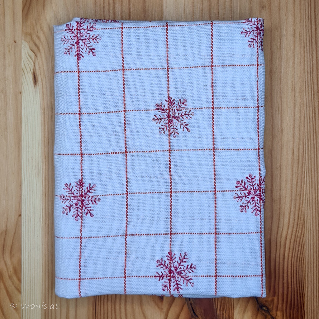 Geschirrtuch Schneeflocke