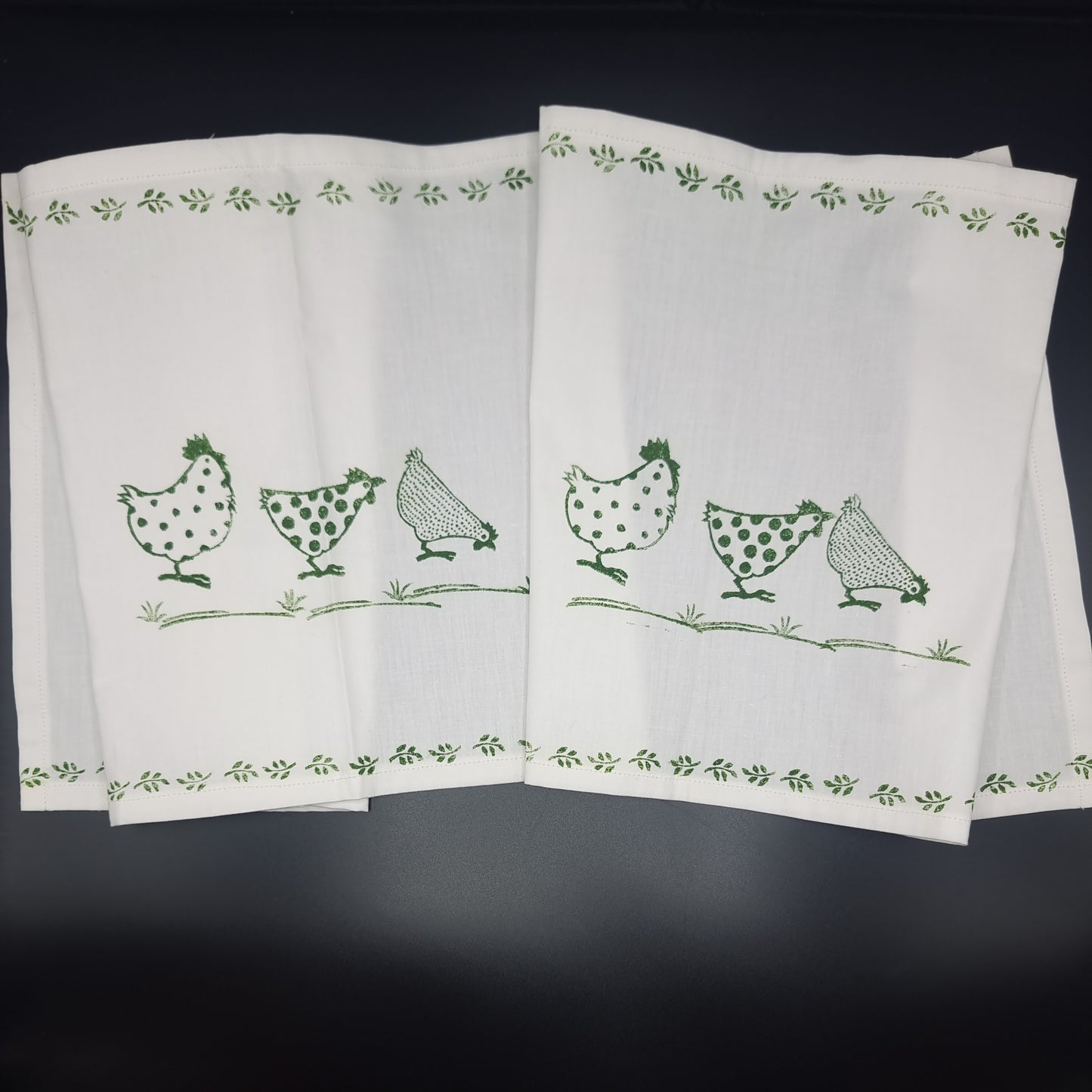 Tischläufer Hühner