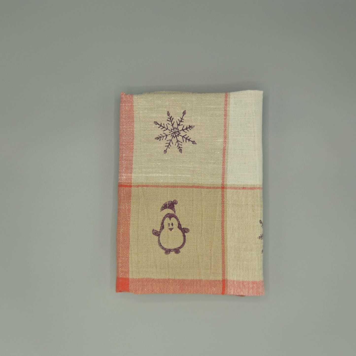 Geschirrtuch Schneeflocke-Pinguin