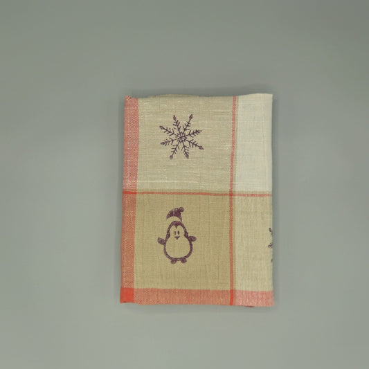 Geschirrtuch Schneeflocke-Pinguin