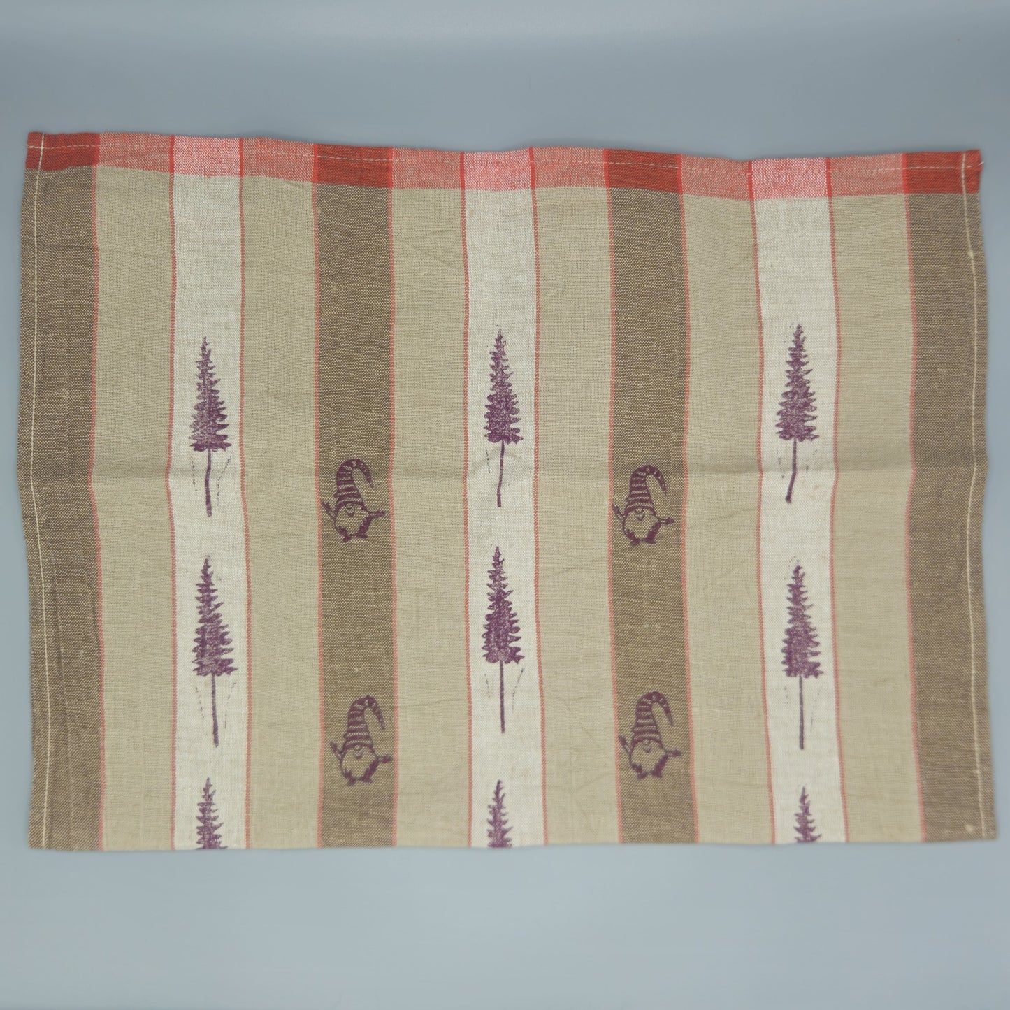 Geschirrtuch Baum mit Wichtel