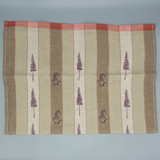 Geschirrtuch Baum mit Wichtel