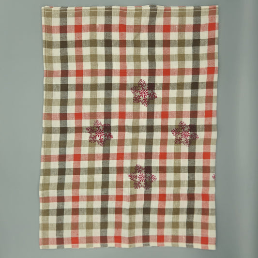 Geschirrtuch Schneeflocken