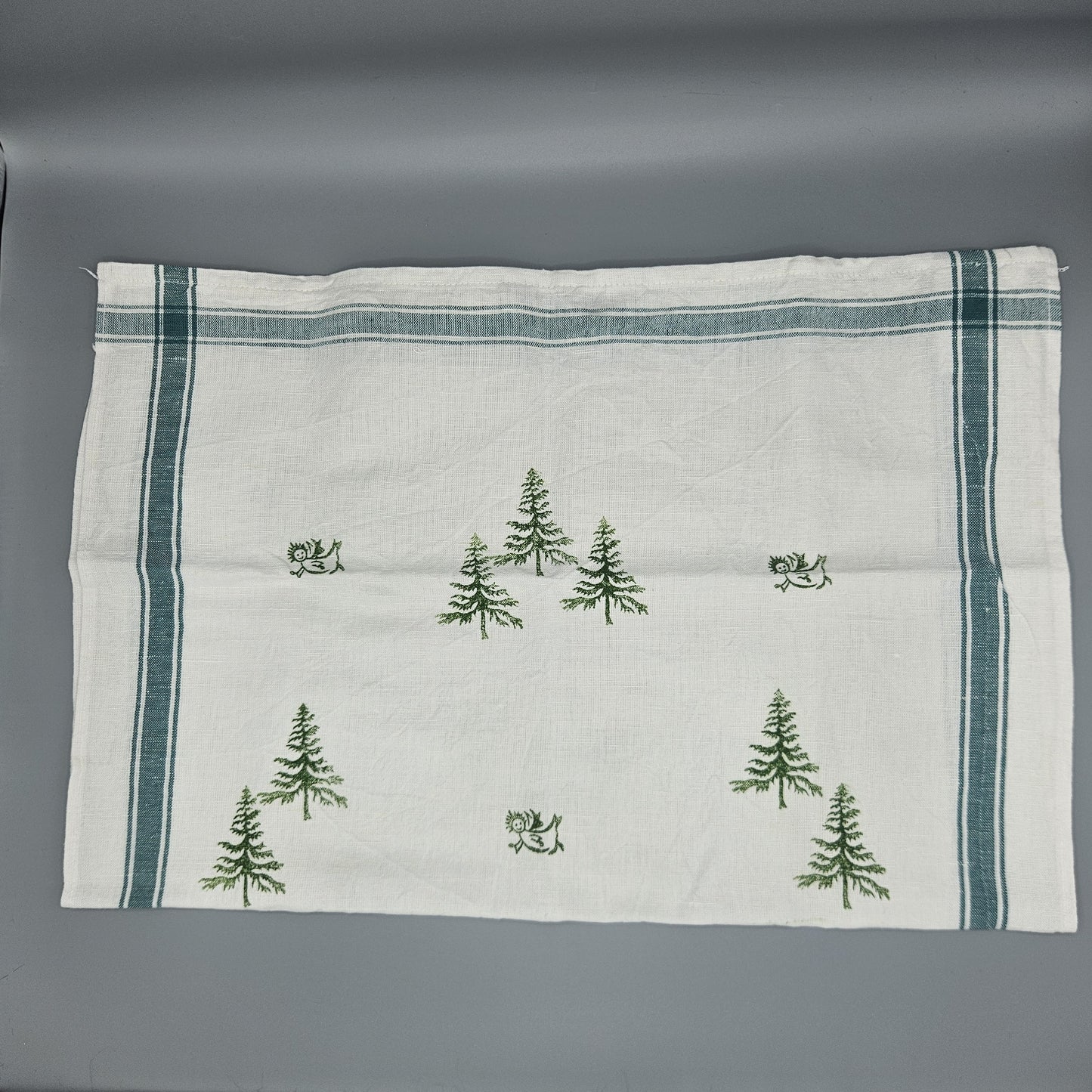 Geschirrtuch Wald mit Engeln