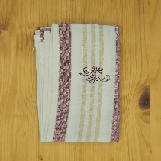 Geschirrtuch Blume altes Motiv Biedermeier