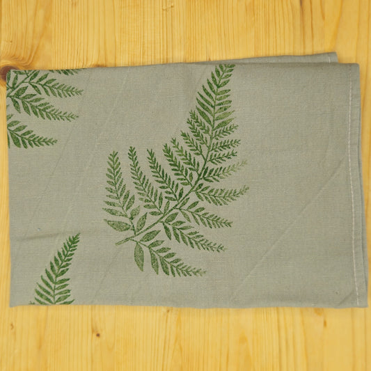 Geschirrtuch Farn geschwungen