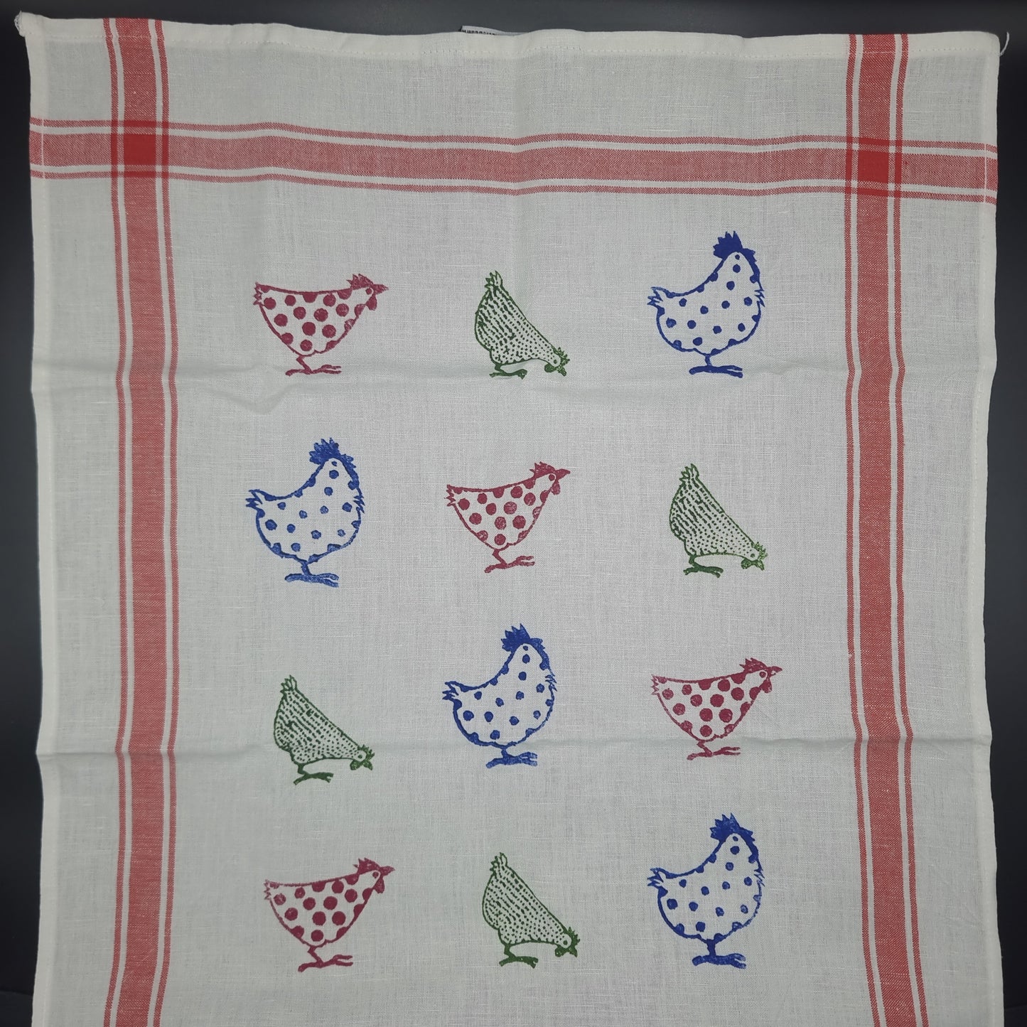 Geschirrtuch Bunte Hühner