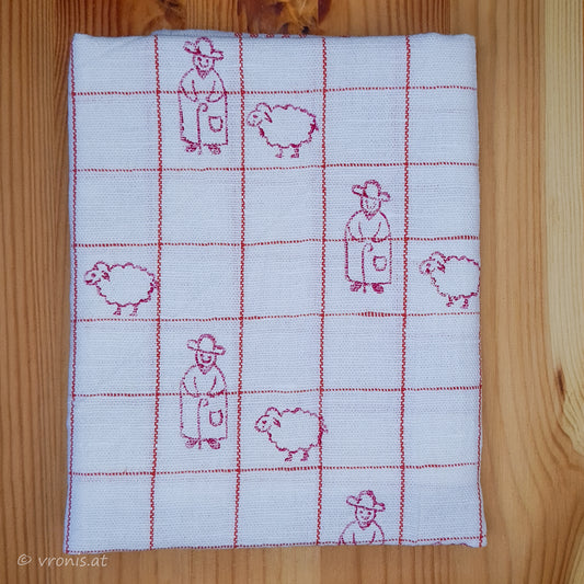 Geschirrtuch Schafhirte